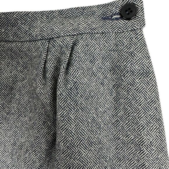 Vintage Pendleton Womens Virgin Wool Pencil Skirt size 10 Blue White - Picture 3 of 10